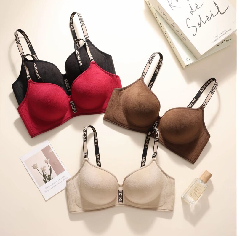 3cm Small Fleece Winter Underwear for Women, Small Chest Enhancement, Breathable, Warm, Fleece-Lined, Thickened 3cm Small Fleece Winter Underwear for Women, Small Chest Enhancement, Breathable, Warm, Fleece-Lined, Thickened