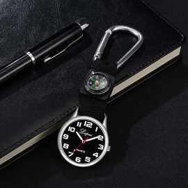 lvpai小众护士怀表批发潮流休闲背包挂表护士手表指南针挂扣表