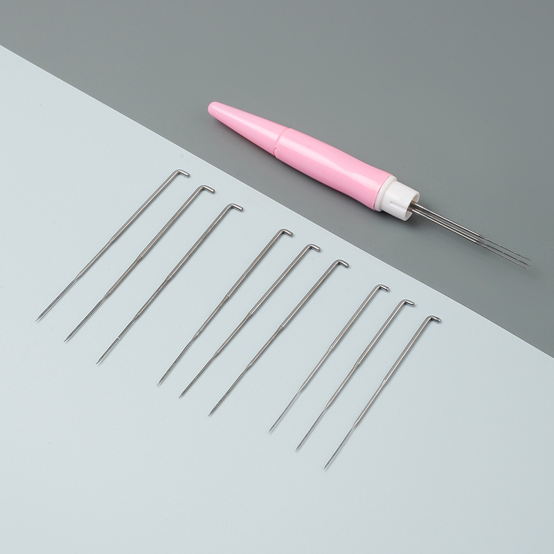 Wool felt poking needle felt needle with barbed needle needle manual diy wool felt making finished Accessories Wholesale