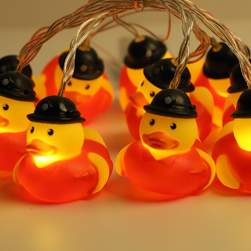 LED cadena de luz nueva lámpara de aluminio de aluminio decoración del dormitorio cadena de luz del día de los niños atmósfera luz de dibujos animados cadena de luz al por mayor