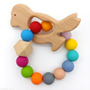 Cross border Specifically for baby silica gel diy Beading Molar Toys Beech animal Bracelet