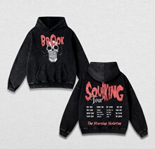 R 51938 Spider Web Print Hoodie ֩����ӡ������ �羳ŷ��