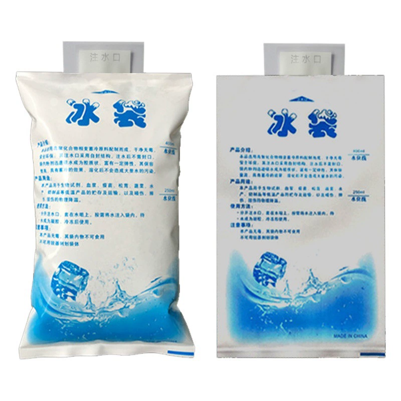 Большие охлаждающие пакеты для сохранения свежести, для охлаждения, одноразовые водонаполняемые оптовые термосумки для морепродуктов, охлаждающие пакеты для экспресс-доставки, ледяные кубики.