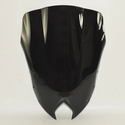 Suitable for Yamaha FZ6R FZS600 XJ6F 09-18 modified motorcycle front windshield (Motorcycle front windshield) - smoky-black