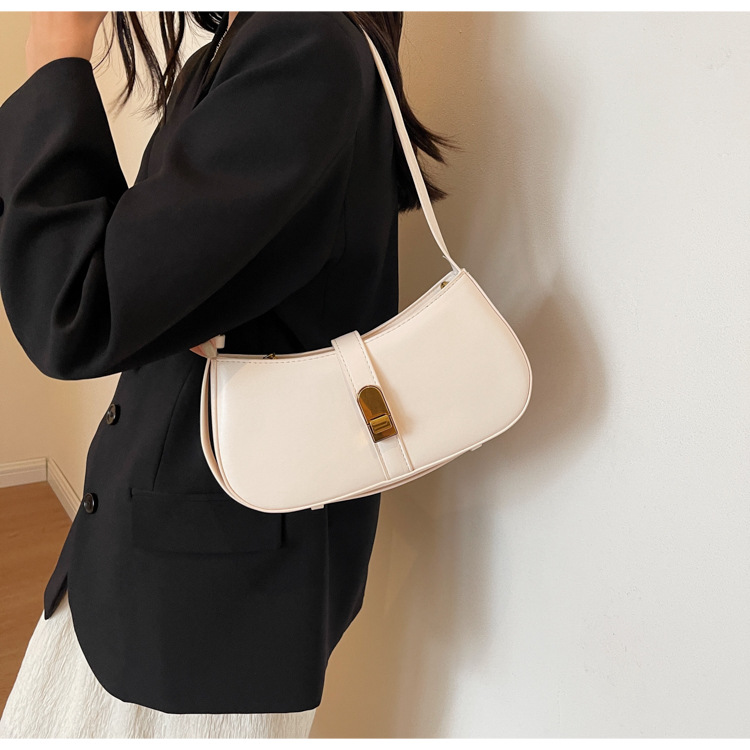 Borsa sotto le ascelle strutturata moda urbana semplice 2023 Borsa a tracolla borsa a tracolla da donna versatile autunno nuovo temperamento_voghion.com