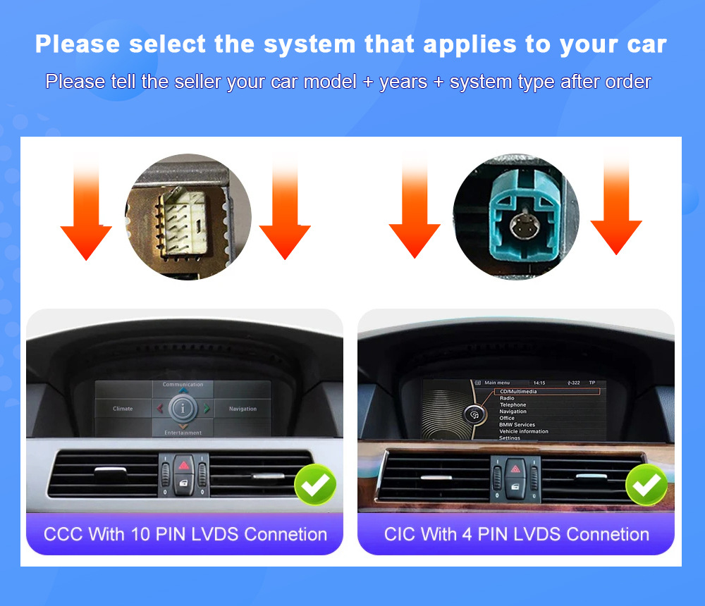 8.8" Carplay Car Multimedia Player Suitable for Bmw 5 Series Ccc/Cic System Linux System