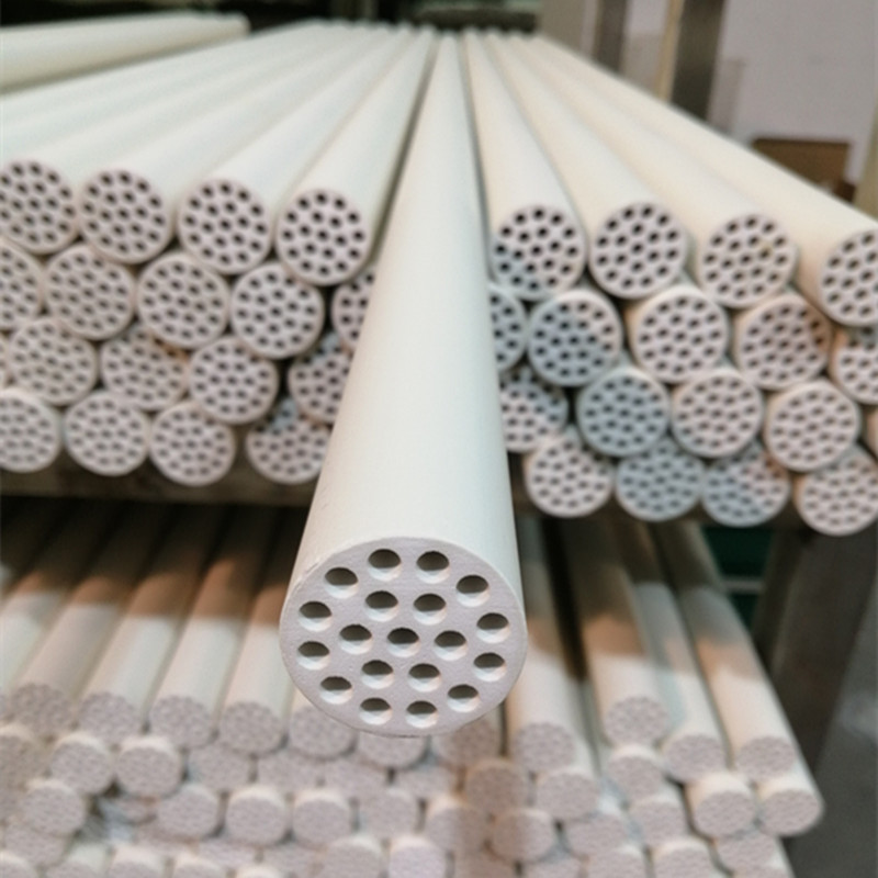 厂家供应多孔陶瓷膜滤芯 多通道无机陶瓷膜管现货供应陶瓷滤芯