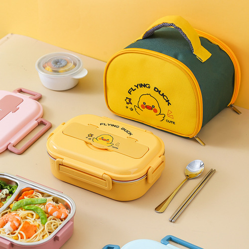 304 stainless steel lunch box for primary school students, lunch box for students, special compartment lunch box, office worker, insulated, children, men