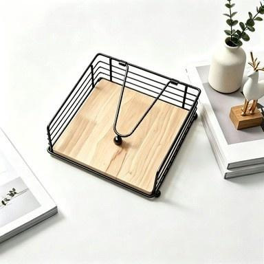 SPOT Iron napkin holder Nordic Iron Art Square servilleta titular de mesa metálica toallas de papel titular de toallas de papel image 10