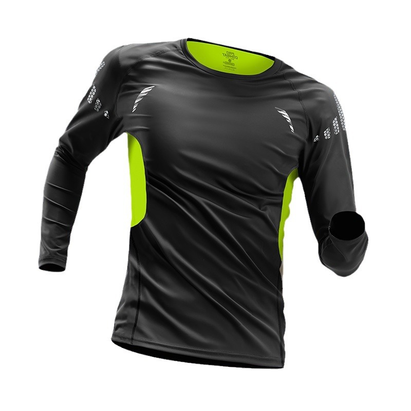 Capa de invierno para hombres con mangas largas con base de tercife seco rápido acondicionamiento físico correr entrenamiento chaqueta de baloncesto ropa interior cálida otoño invierno