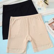 【一口价】黛莉佳018#新款冰丝罗纹面料 加肥加大版高腰女士安全