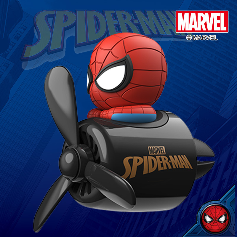 Marvel Spider-Man Car Aromatherapy Vent Decoration Men's Fragrance Car Interior Accessories Air Conditioning Ventilation Car Perfume