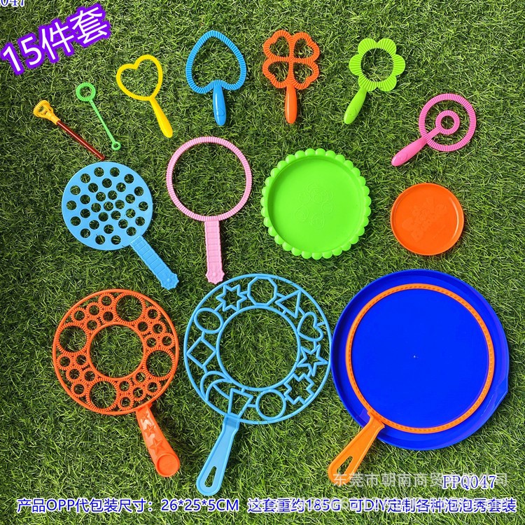 Cross-Mirror e-commerce suministro de varias herramientas de soplado de burbujas traje de actividades al aire libre burbuja colorida burbuja al por mayor