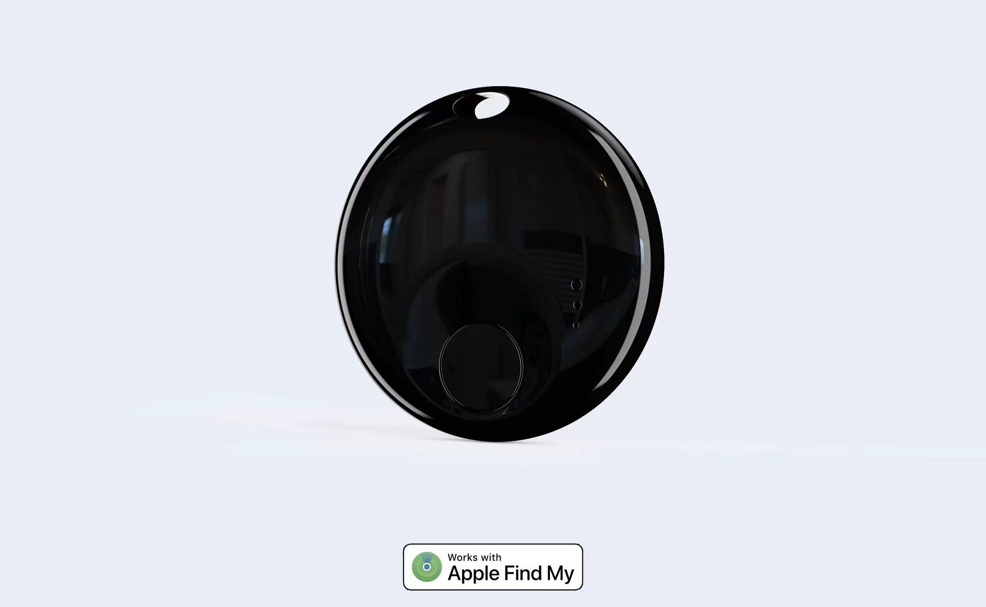 Круглое беспроводное устройство Bluetooth подходит для Apple FindMy Global, точный водонепроницаемый позиционер