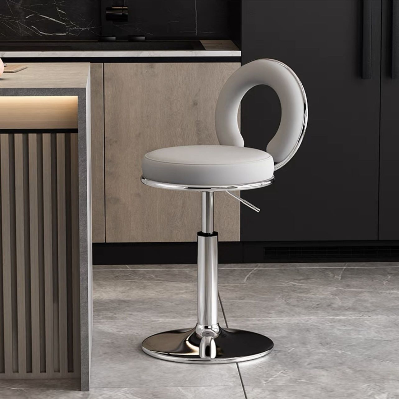 Silla de bar respaldada taburetes altos para el hogar taburetes modernos simples de alta calidad cajero de recepción elevador silla de bar alta