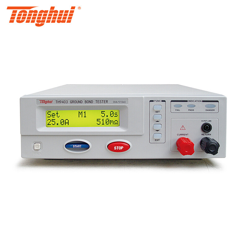 同惠TH9403程控交流接地电阻测试仪接地阻抗仪带PLC接口30A