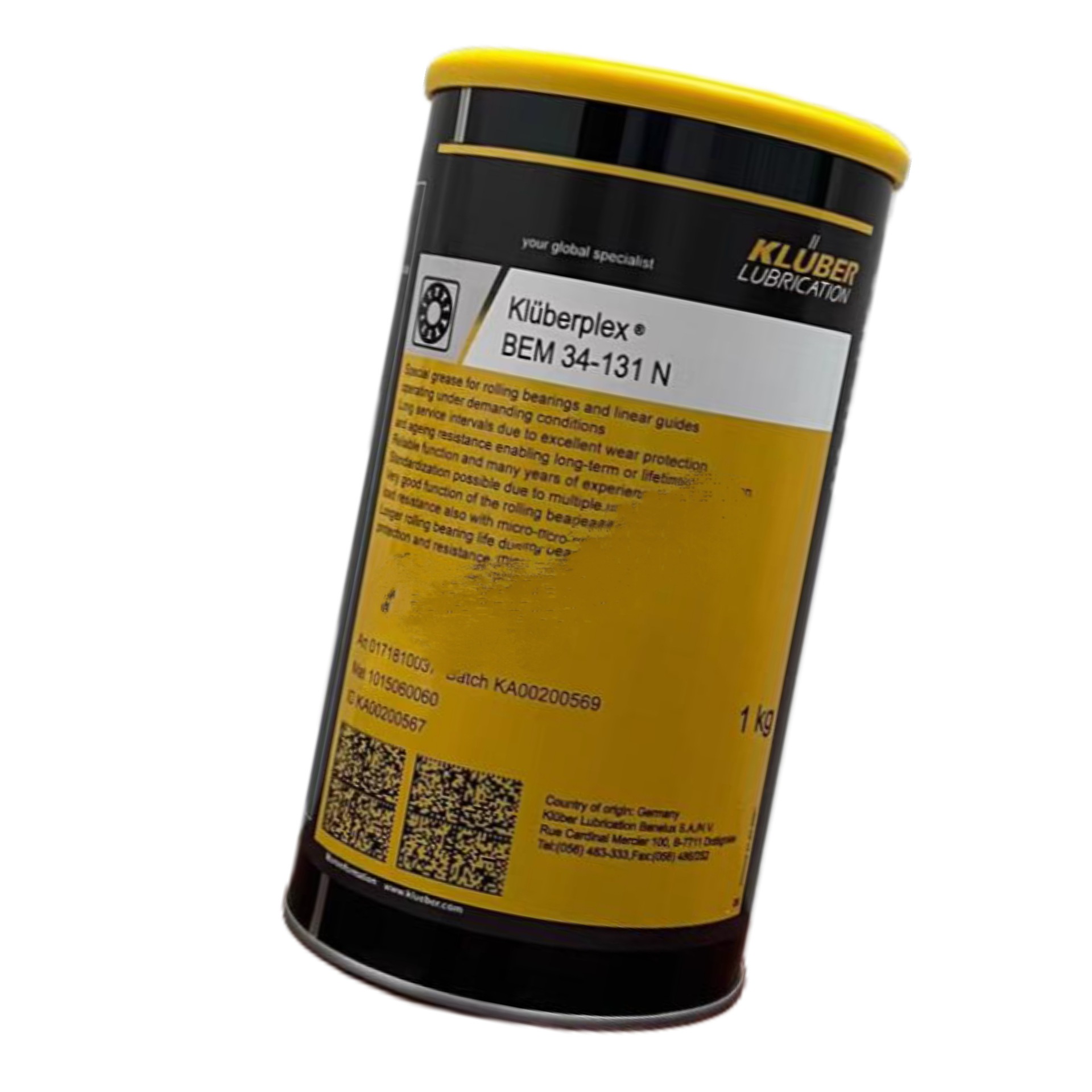 克鲁勃Klüberplex BEM 34-131 N ISOFLEX ALLTIME SL 2润滑脂