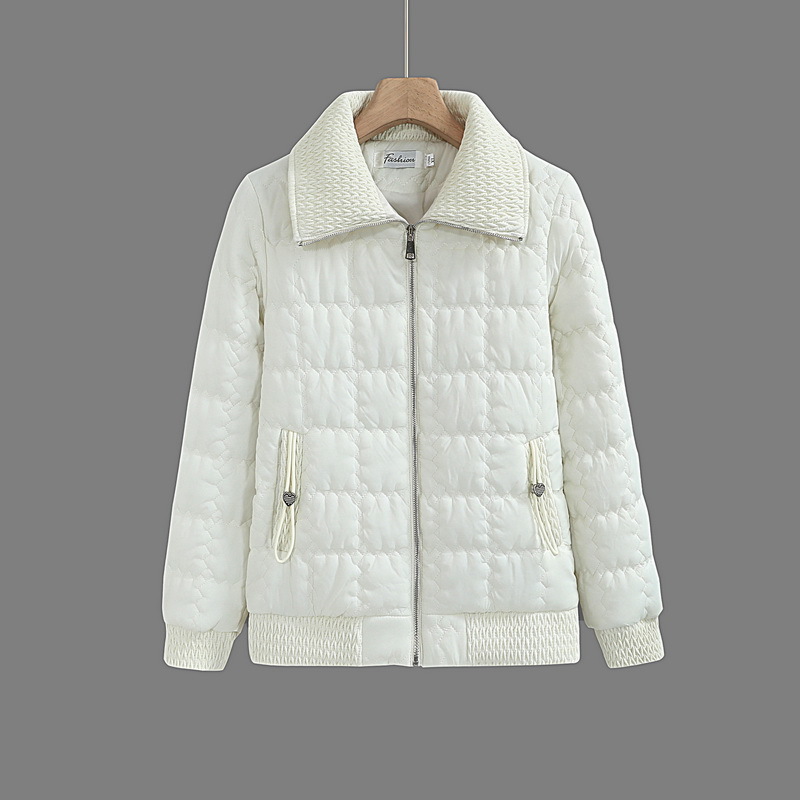 Down cotton jacket for women's temperament short high-end 2025 new loose thickened cotton jacket for small noble winter jacket