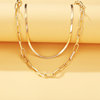 Accessory, chain, short necklace, European style, simple and elegant design