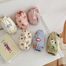 纯棉婴儿袖套0-3岁宝宝小套袖婴幼儿童3-6岁全棉袖子A类可啃咬冬