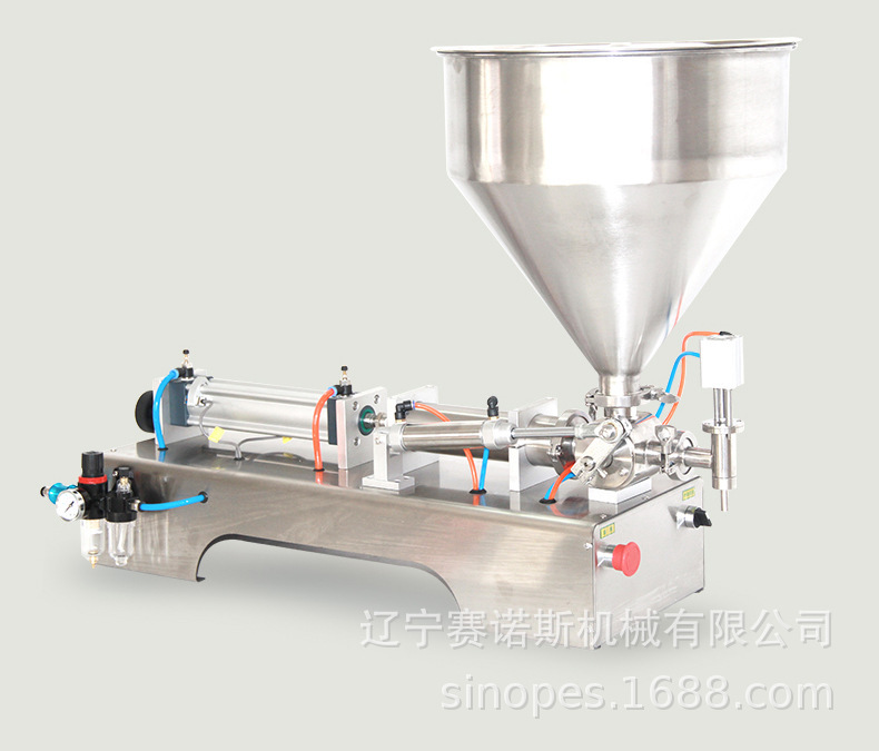 外贸 辽宁液体膏体小型定量半自动灌装机酒精消毒液香水饮料白酒