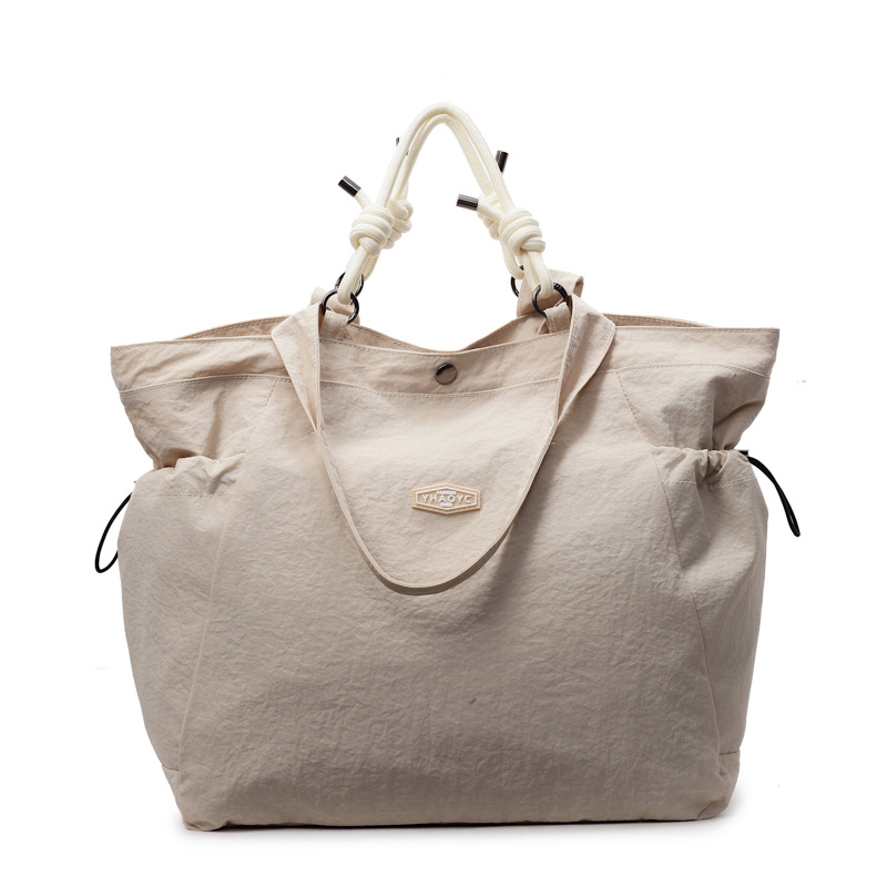 Bolsa de viaje de nylon lavable de gran capacidad nueva moda ocio universal bolsa de hombro de mujer