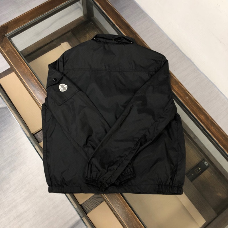 正确版mon蒙家男士抽绳连帽上衣服运动减龄休闲风衣外套专柜同款|undefined