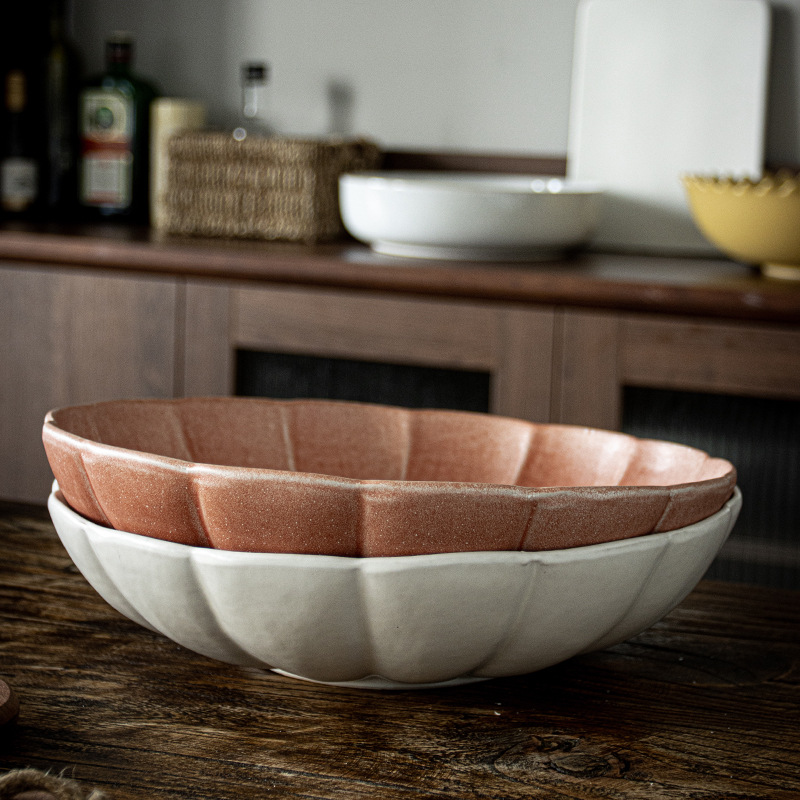 Colección de cuencos grandes extragrandes Cuencos de sopa de cerámica retro Cuencos de sopa Cuencos especiales para rebanadas de carne hervida Maoxewang Cuencos domésticos