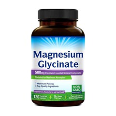 スポットの外国貿易のホットセール品のグリシン酸マグネシウムカプセルMagnesium capsule工場はoe mブランドを貼ることをサポートしています。