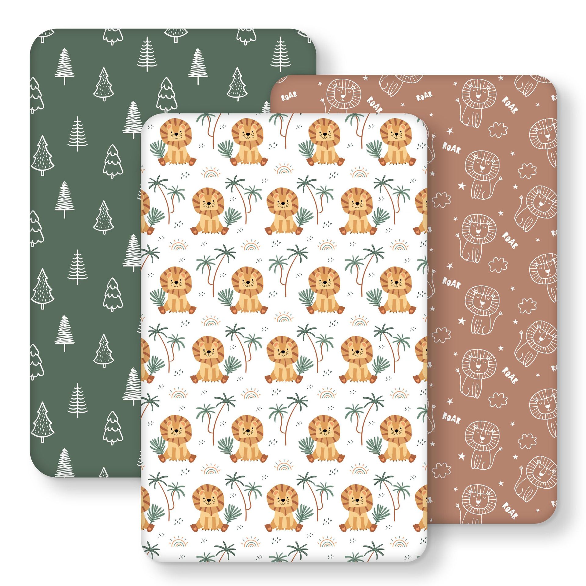 Amazon Baby Crib Fitted Sheet, Maternity and Baby Products, Ins-Style Bed Cover, Solid Color, Double-Layer, Soft, Breathable Bed Sheet, Multi-Purpose Size