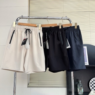 Bh5711 Summer New Men's Ice Ion Quick-Drying Breathable Anjia Western Style Casual Sports Shorts Five-Point Pants
