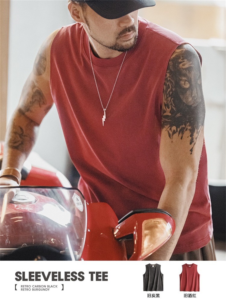 Red trend vest