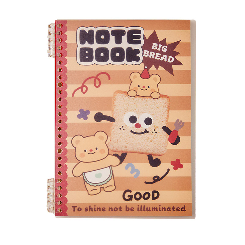 Libro de hojas sueltas de alto valor y sin manos B5 clip de hojas sueltas desmontable hebilla de anillo portátil retro americano libro de bobinas engrosado