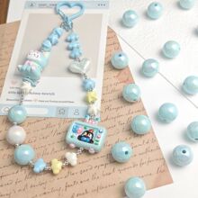 百搭平价散珠马贝珠爱心隔珠散珠串珠diy手工手链手机链材料配件