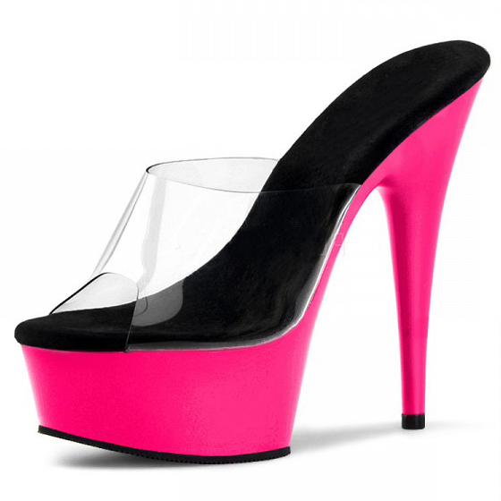 15CM sexy súper tacones altos 15cm tacón de aguja plataforma sandalias transparentes zapatos de cristal zapatos de boda zapatos de banquete