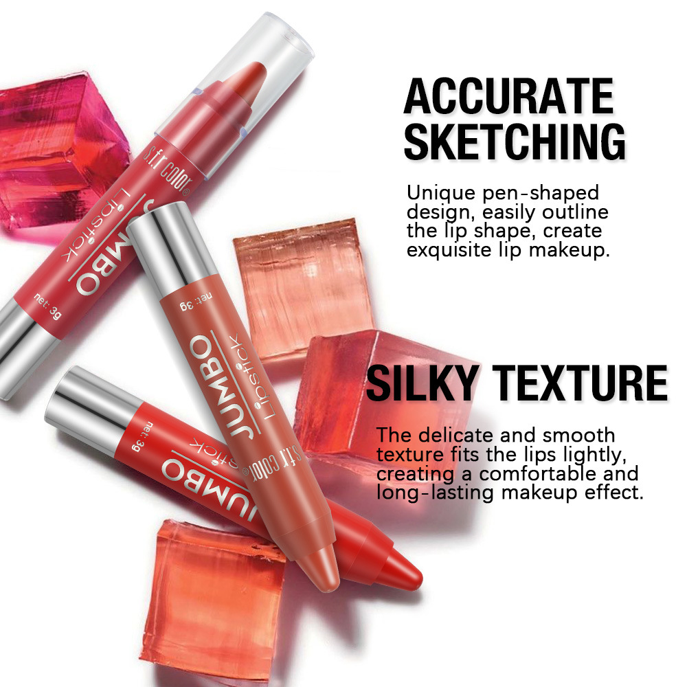 s.f.r color spot transfronterizo exclusivo explosivo portátil mate humectante fácil de colorear lápiz labial lápiz labial esmalte labial