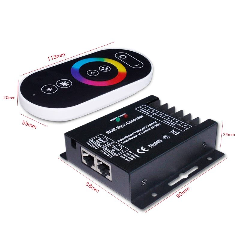 Фабрика прямых продаж полный сенсорный контроллер RGB функция синхронизации светодиодный контроллер RGB лампа с диммеры