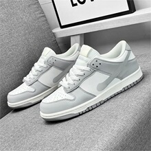 莆田aj1纯原男女鞋dunk白灰低帮倒钩板鞋莆田ajlow透气休闲运动鞋