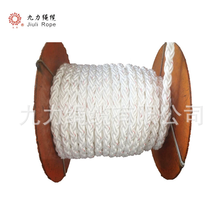 Полипропиленовая нить, восьмижильный кабель, морская полипропиленовая веревка, диаметр 96 мм, длина 100 м, с красным маркировочным кабелем