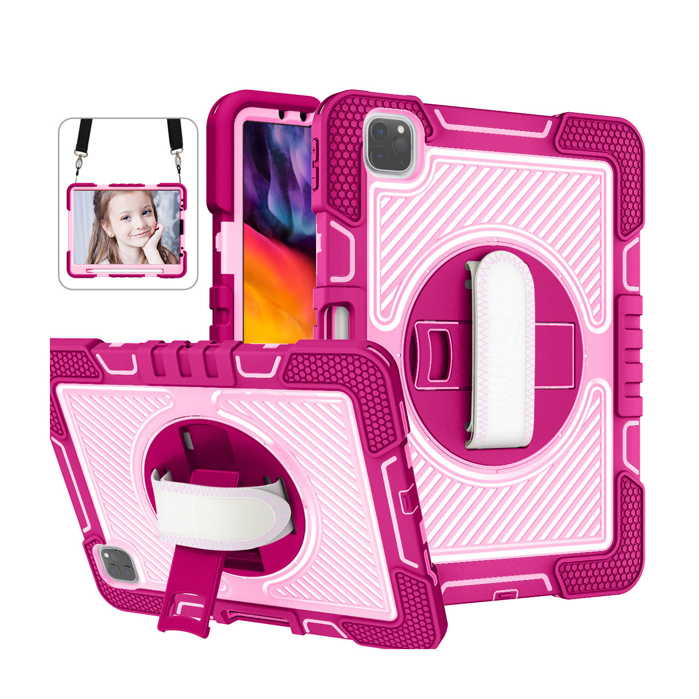 로즈 레드 + 핑크