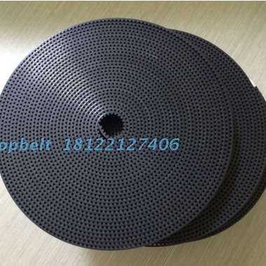 黑色激光机皮带3M同步带PU聚氨脂开口带激光机配套同步轮现货输送