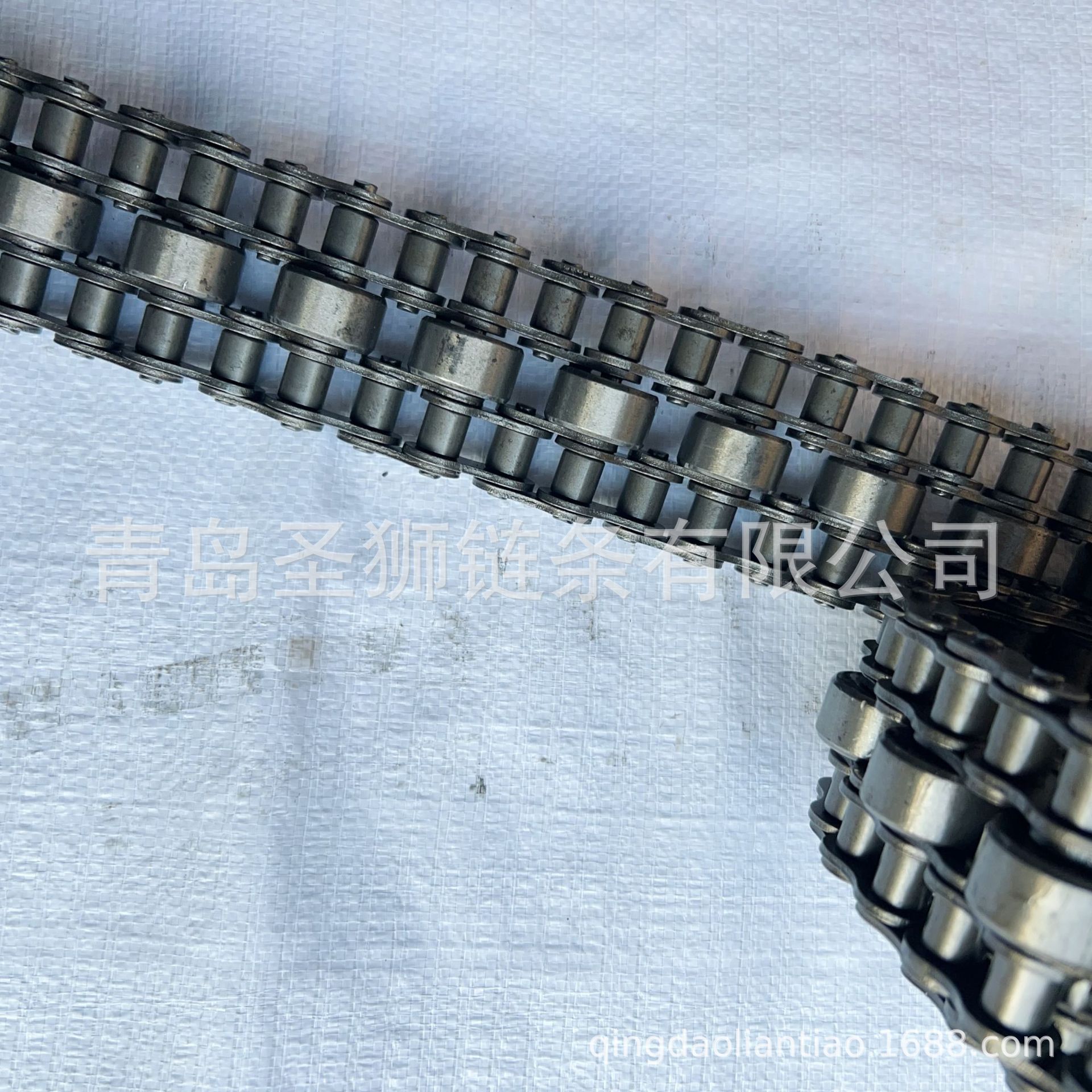 12AB三排倍速链带大滚轮输送链全钢制倍速链非标三排高强度倍速链