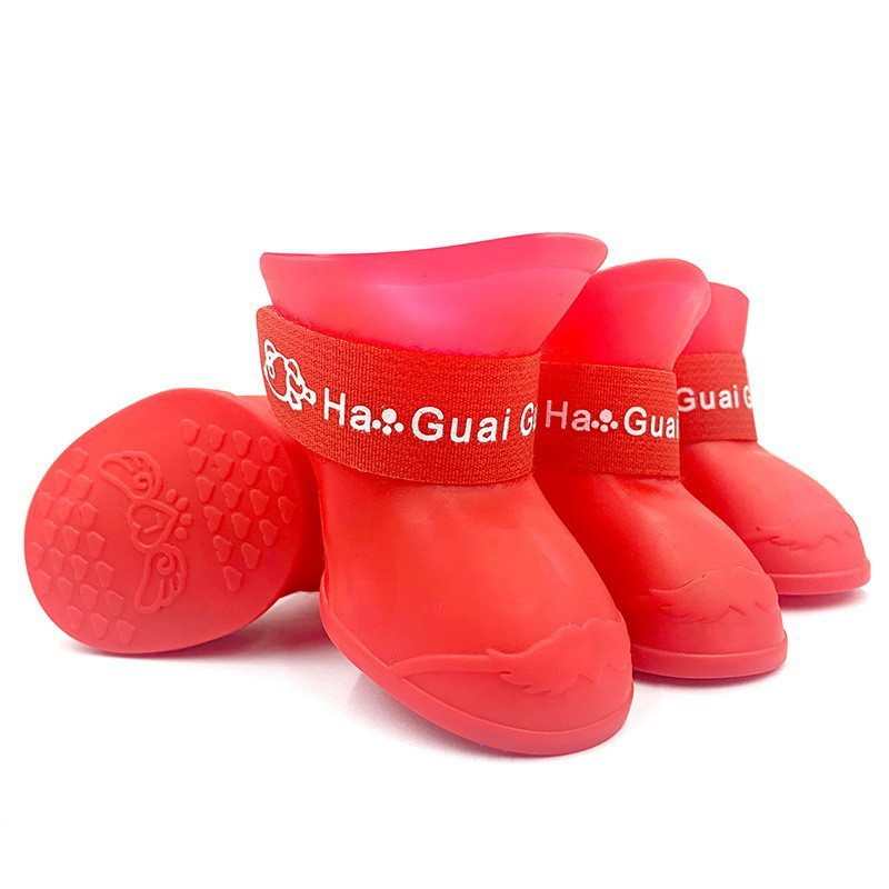 Invierno colorido zapatos para perros grandes calentadores de lana de alta altura zapatos para perros de tamaño mediano zapatos para perros de pastoreo zapatos de algodón zapatos para perros image 31