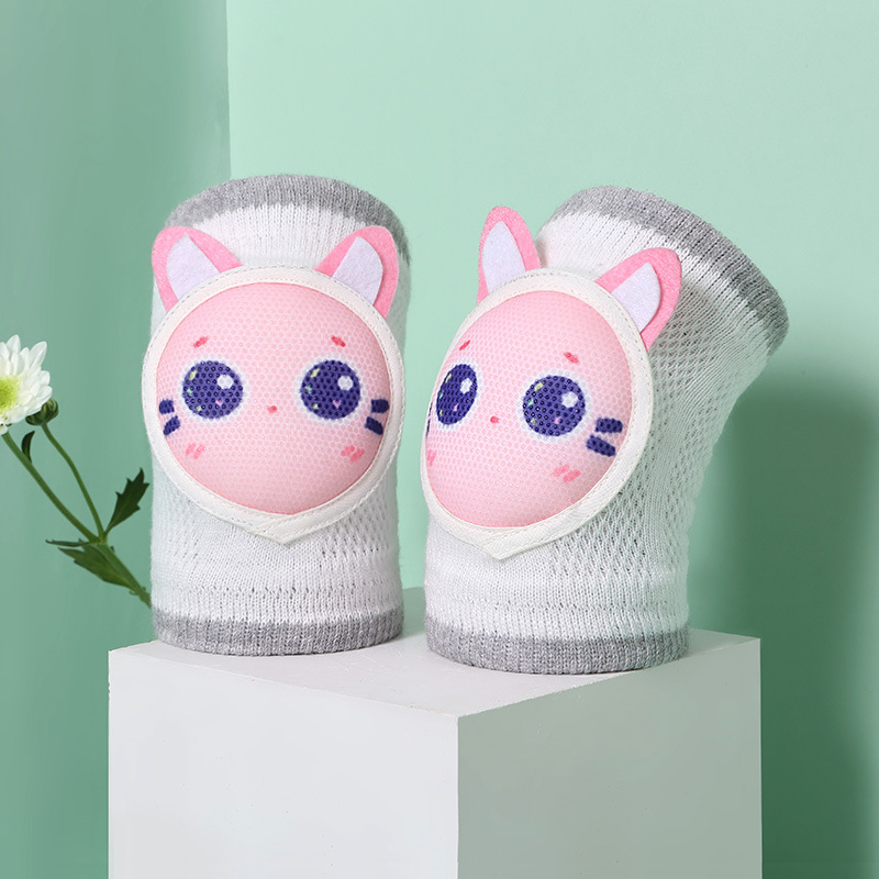 Bebé rótula bebé gateando rótula verano niños delgados codo Protección infantil rodilla niño resistente a la caída engrosada