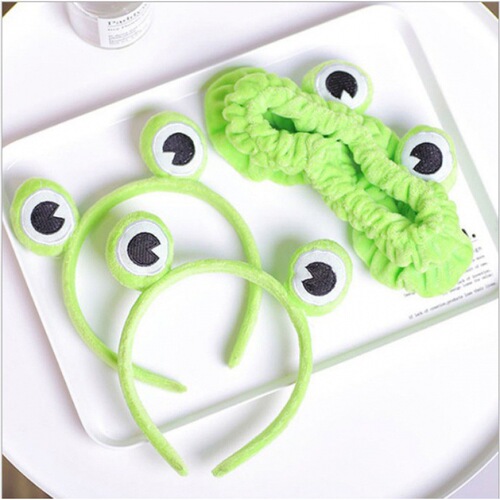 Internet Celebrity Face Wash Headband Frog Headband Autumn and Winter Hairband Selling Cute Makeup Mask Internet Celebrity Hairband