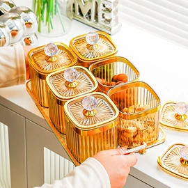 果盘、果篮;密封盒储物罐;盘