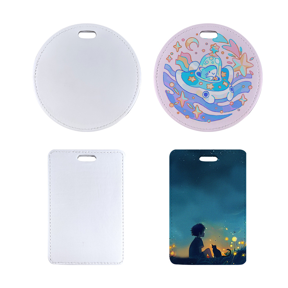 Nuevos productos transfronterizos de transferencia en caliente de cuero etiqueta de equipaje colgar la etiqueta de embarque al por mayor