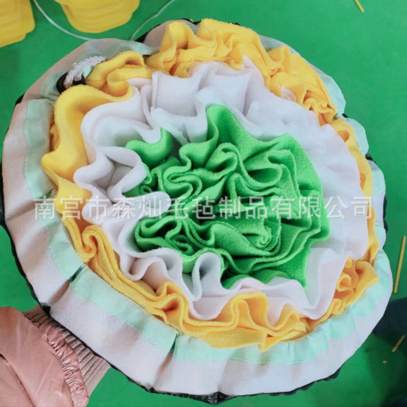 Almohadilla de comida lenta antiasfixia transfronteriza Almohadilla de olfato para mascotas Almohadilla de fieltro de descompresión para perros Almohadilla de entrenamiento físico Almohadilla de alimentación