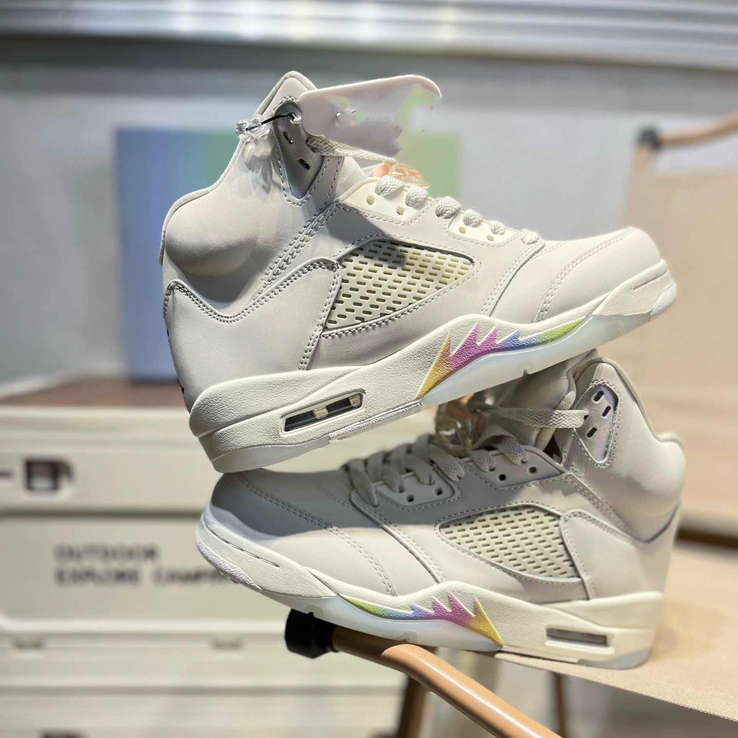 Air Jordan, высокие баскетбольные кроссовки, модная спортивная обувь с амортизацией