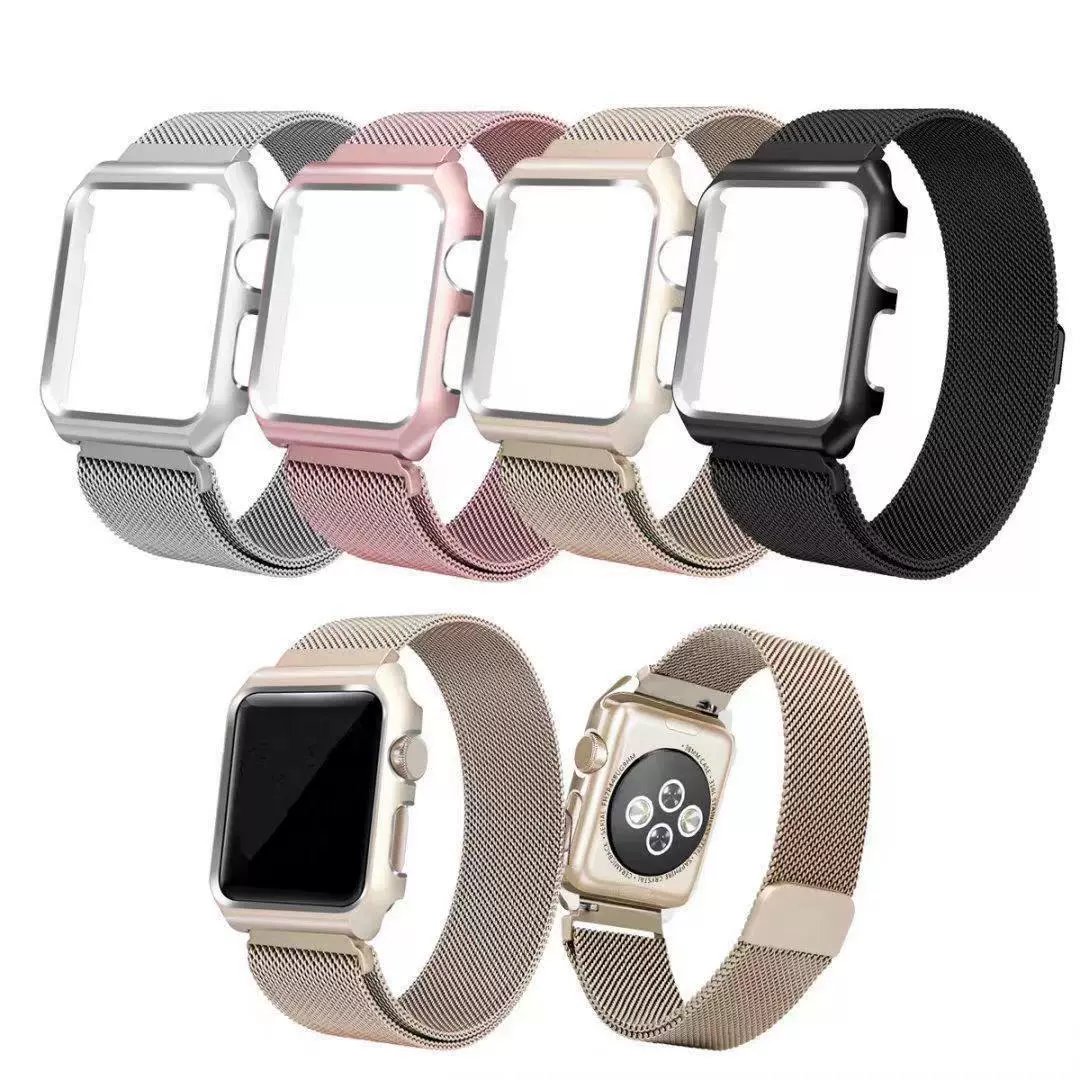 Подходит для Apple Watch1/2/3/4/5/5/7/ Ремешок +оправа Segee Apple Milanis